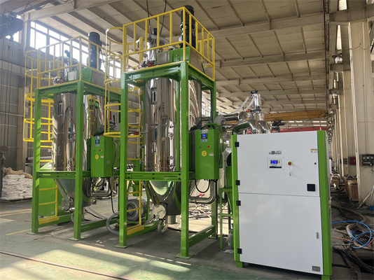 Odwodniający z stali nierdzewnej suszarka z wędrówką 4-40 kW do suszenia ziaren plastikowych