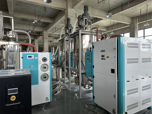 Elektryczny chłodzony powietrzem suszarka krystalizatora PET TPU PA z wieloetapową filtracją