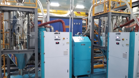 Mocny przemysłowy odwodnik suszarki rotor pszczół miodowych 1000kg pojemność hopper 60-4000m3/h przepływ powietrza w procesie